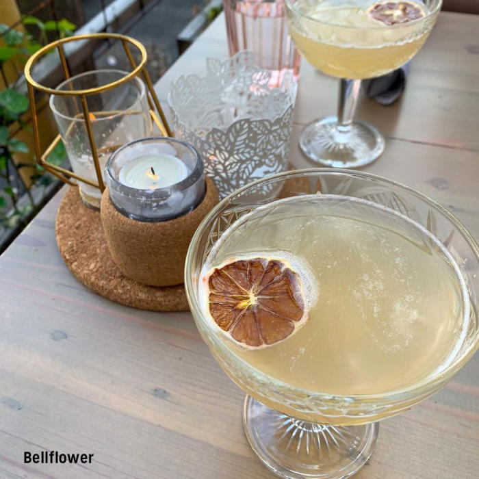 Bellflower cocktails