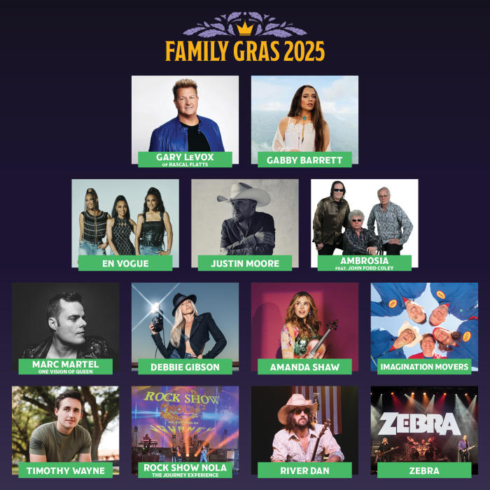 New Family Gras Lineup 2025