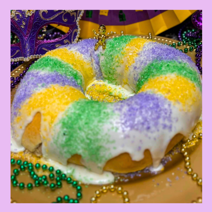wooden spoon bossier king cake
