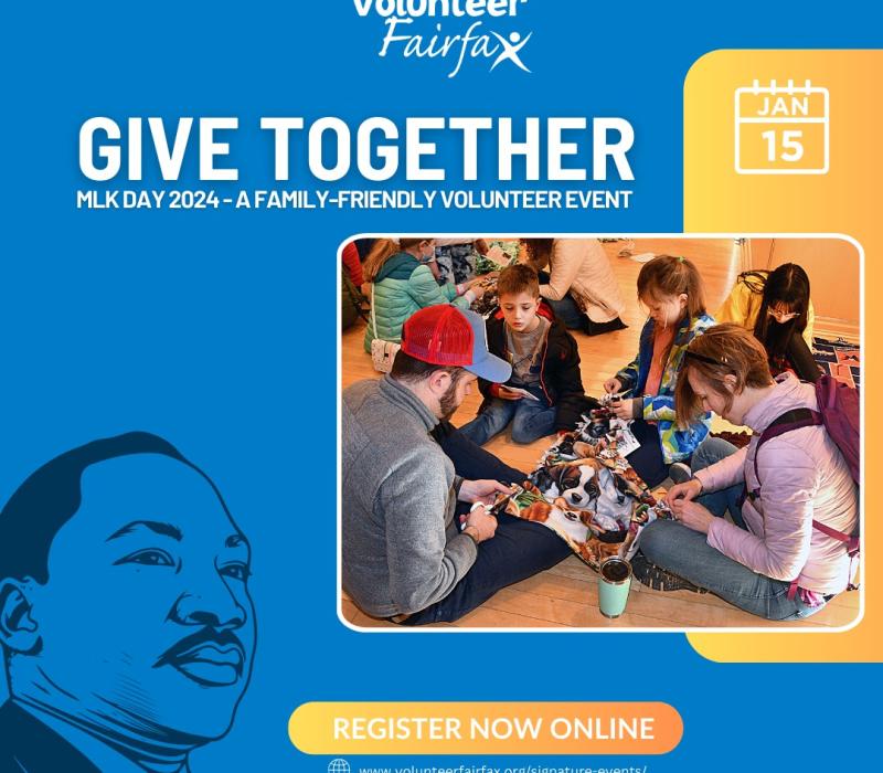 Volunteer Fairfax Give Together Event Flier