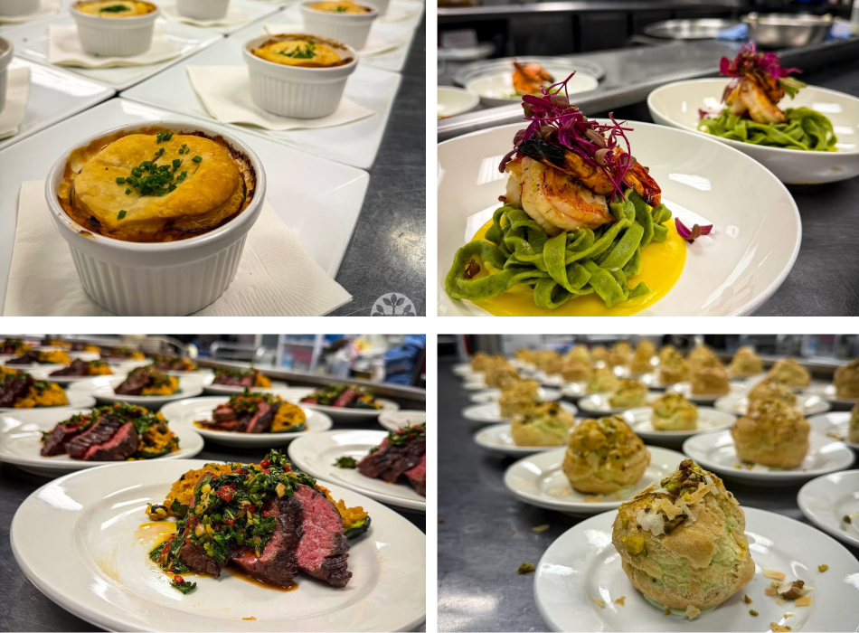 Michelle and Mark enjoy a wine dinner at Beckets in Downtown Oshkosh