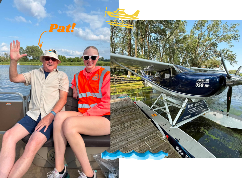 Pat Explores the Seaplane Base at EAA AirVenture in Oshkosh, WI