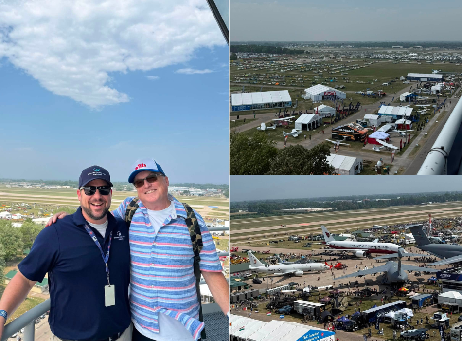 Pat Explores the World’s Busiest Air Traffic Control Tower in Oshkosh, WI during EAA AirVenture