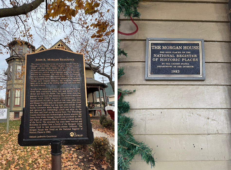The Morgan House in Oshkosh, Wisconsin