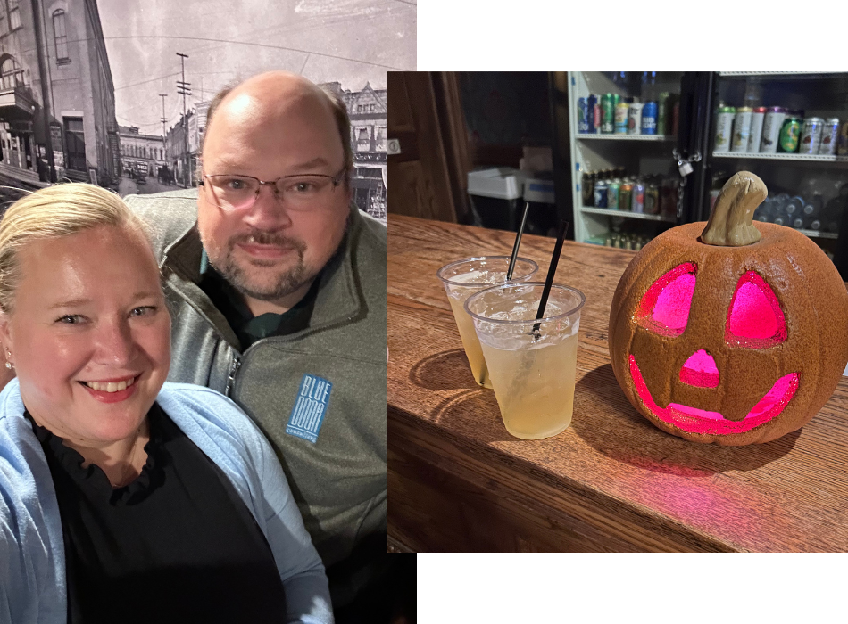 Michelle and Mark of M&M have a spooky date night at the Grand Oshkosh!