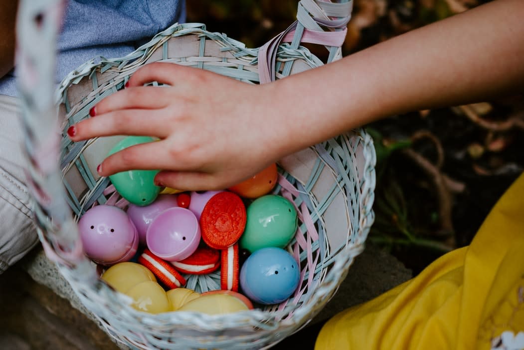 easter egg basket