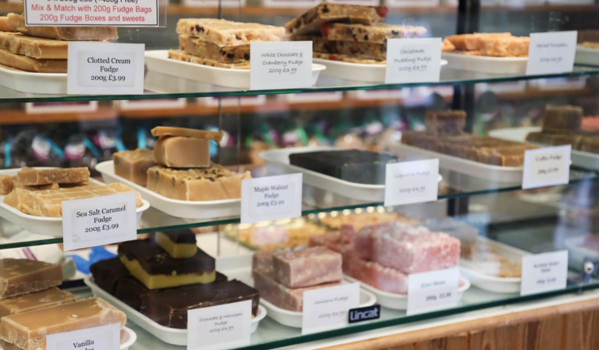 Burley Fudge Shop Counter