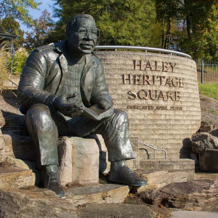 Alex Haley Heritage Square Statue In Knoxville, TN