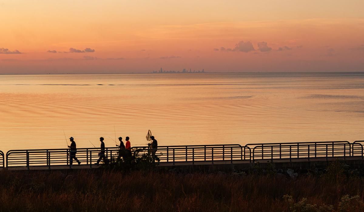 Sunsets by David Tribby - Portage Lakefront