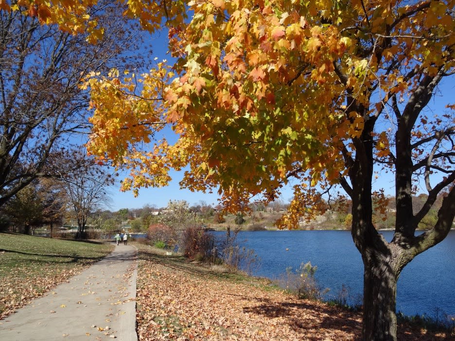 Stephens Lake Park in Columbia, Missouri