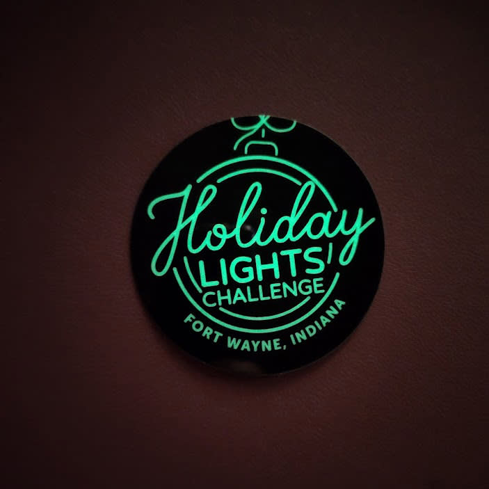Holiday Lights Challenge Sticker