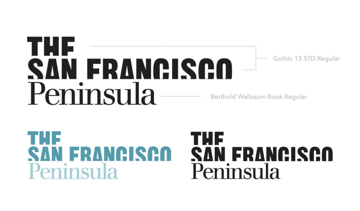 San Francisco Peninsula logo breakdown