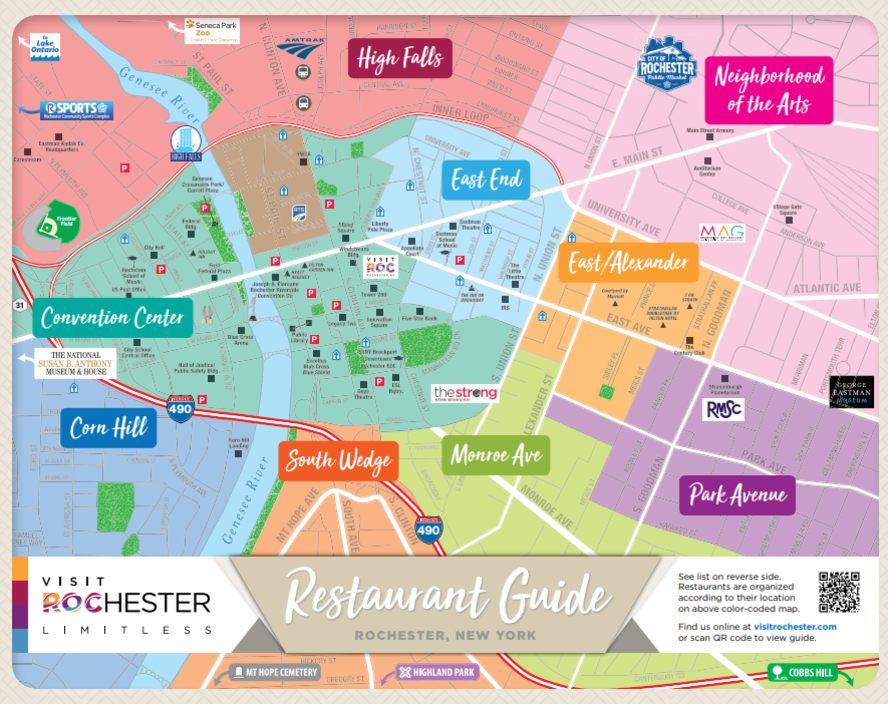 Downtown Restaurant Guide front cover