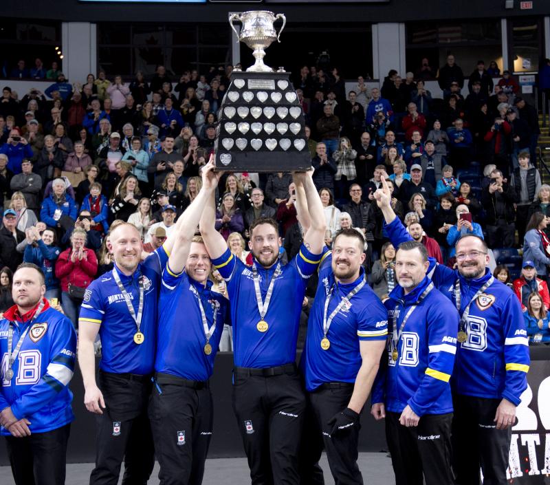 Brier 2025 Curling Winning Team Jacobs