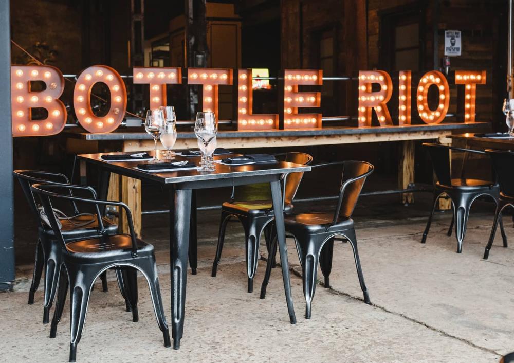 Bottle Riot is an LGBTQ friendly business in Asheville's River Arts District