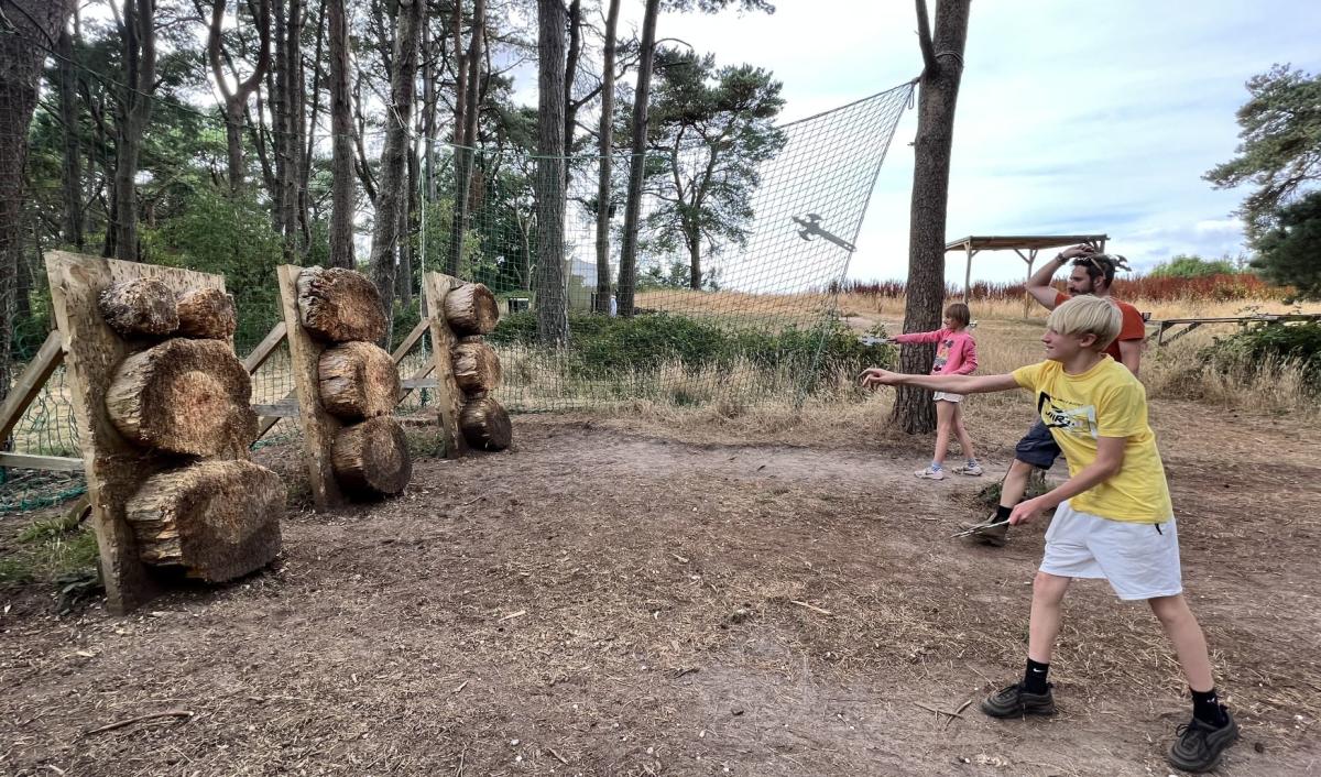 Axe throwing at Insight Activities