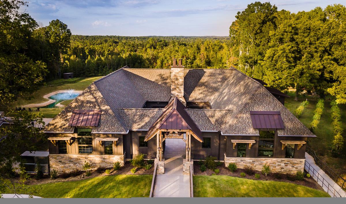 City Scape Winery Aerial