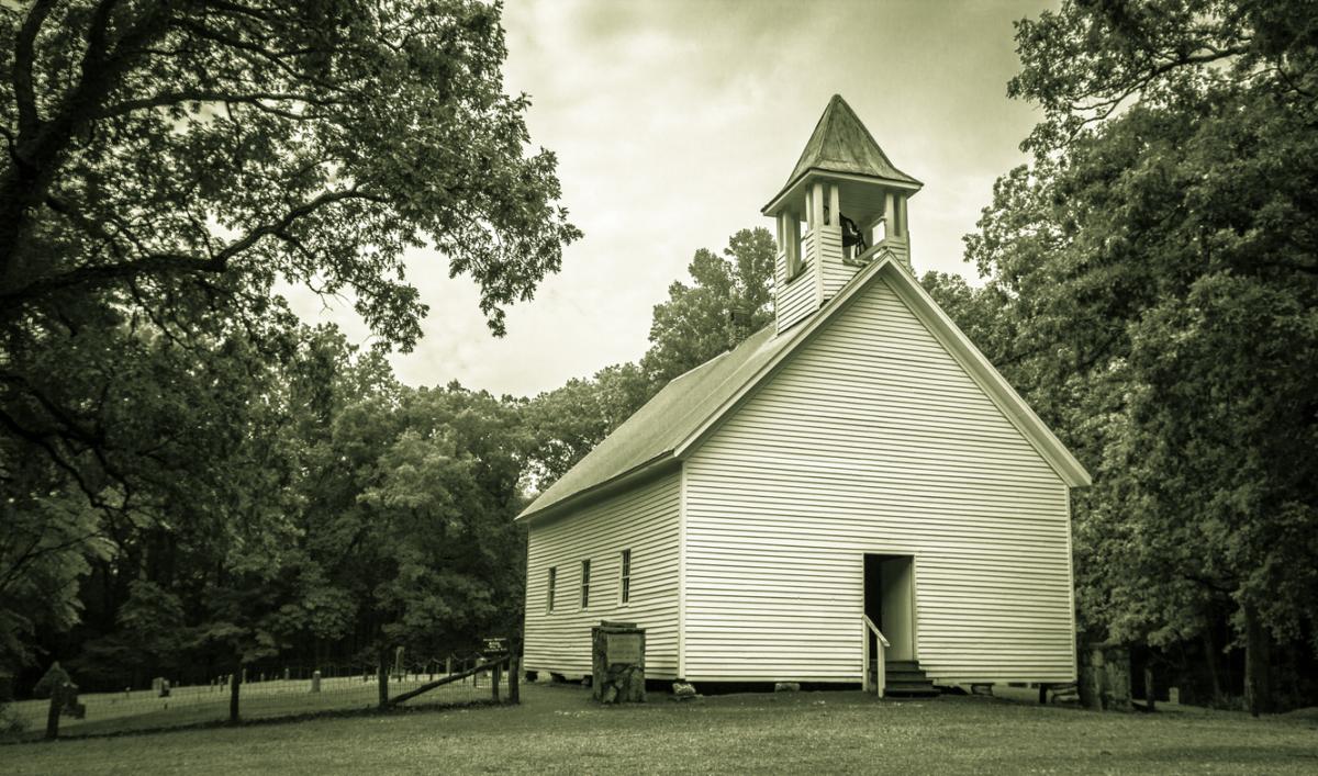 Cades cove church