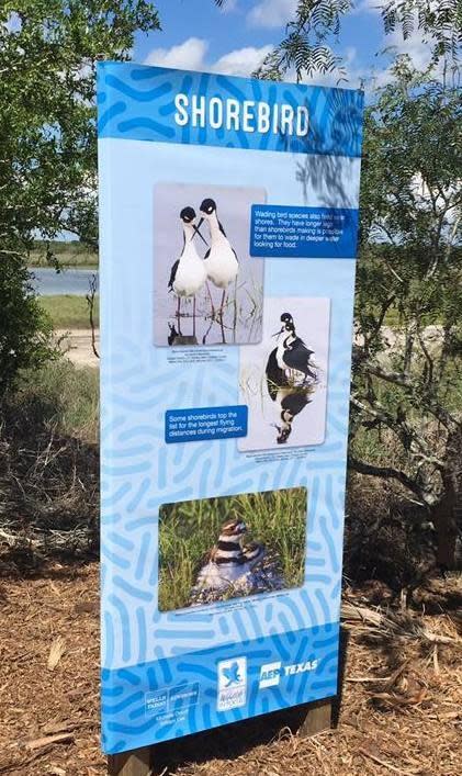 Shorebird sign