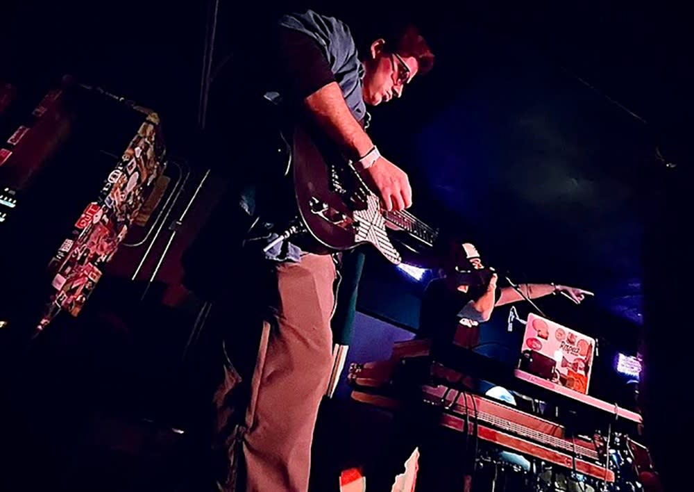 Blind Pig musician plays