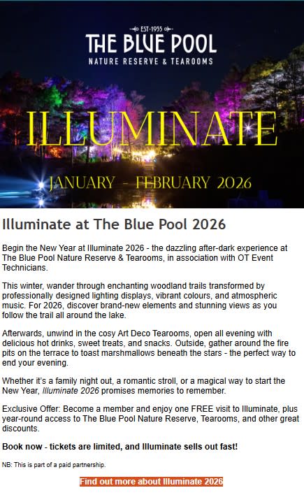 An example of an advertorial in a Visit Dorset e-newsletter