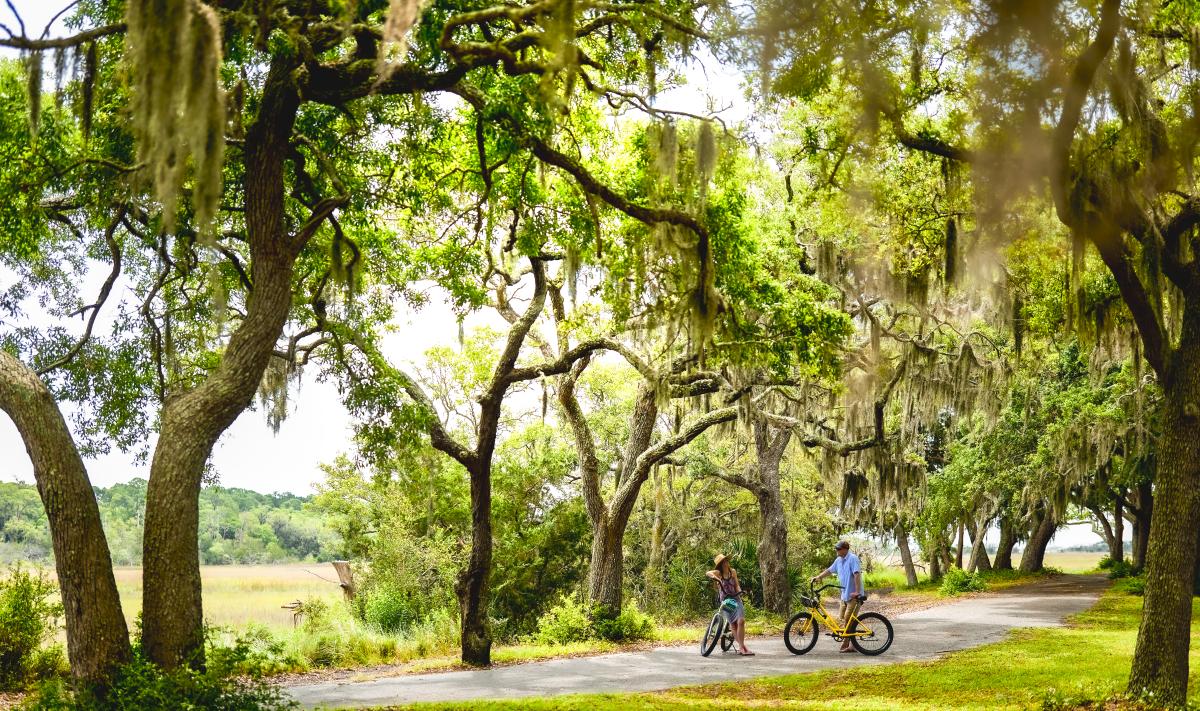 Biking on Jekyll Island