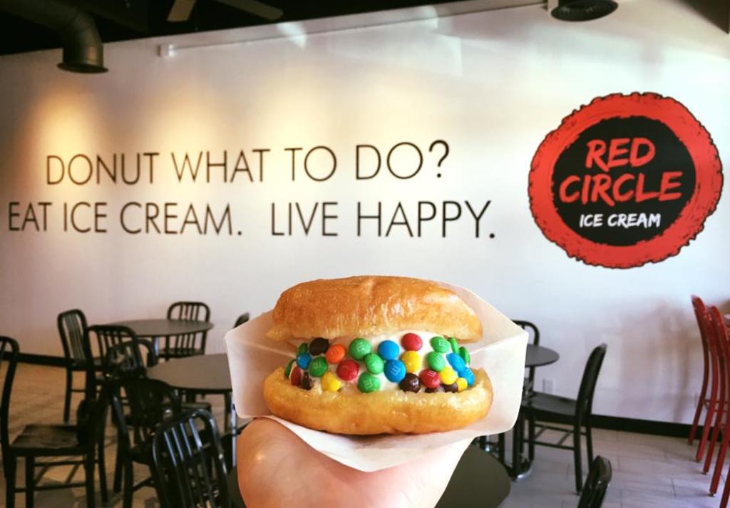Red Circle Ice Cream
