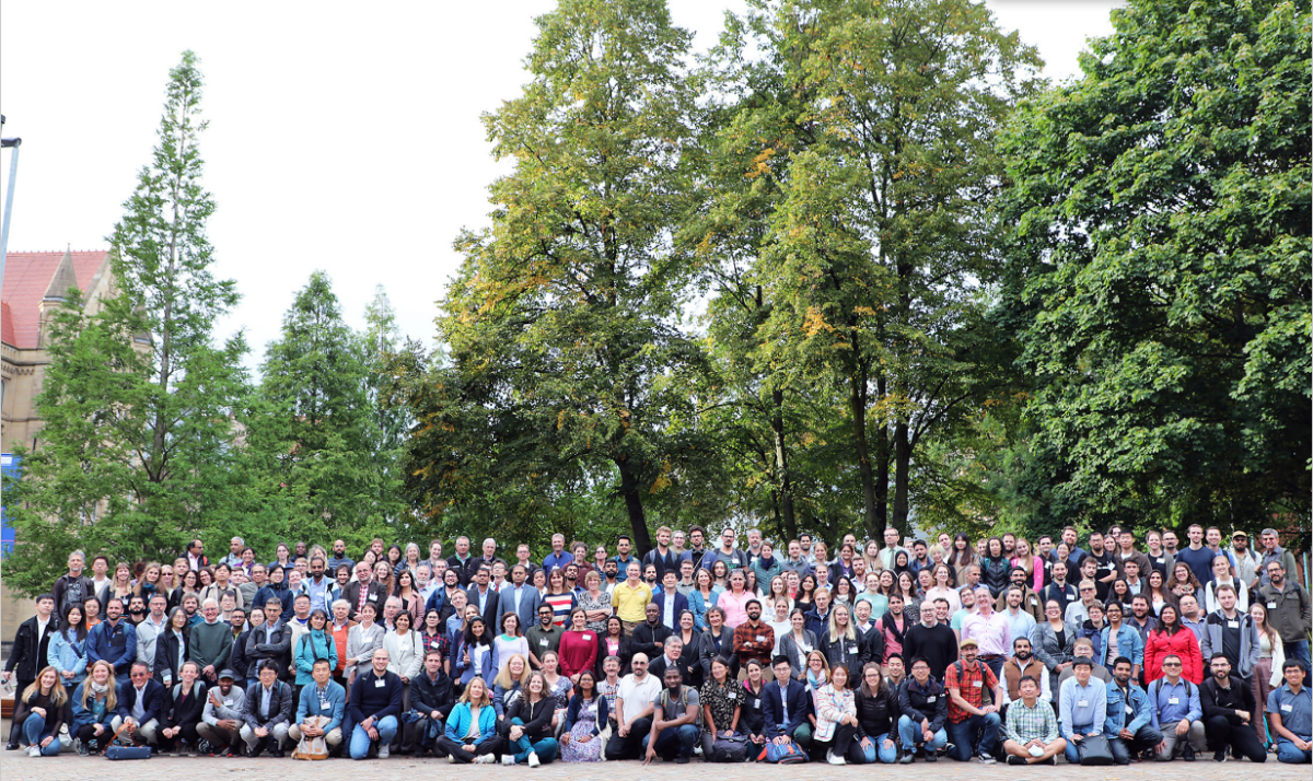 A large group shot of conference delegates