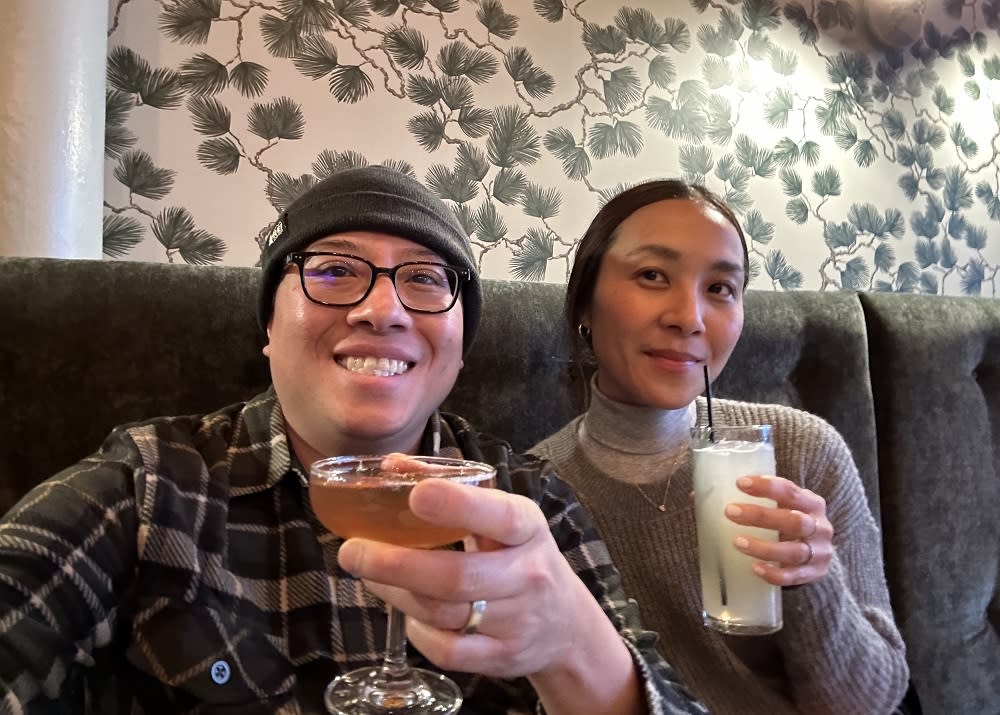 Leo and Kyunghee visit Ypsi Cocktail Club
