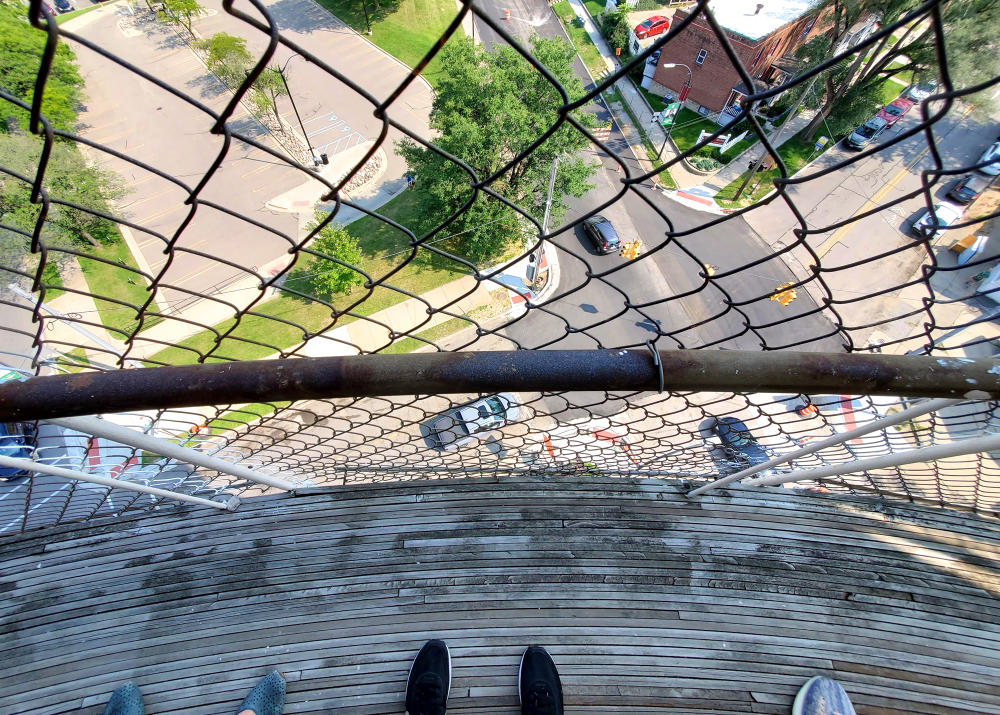 touring the Ypsilanti Water Tower