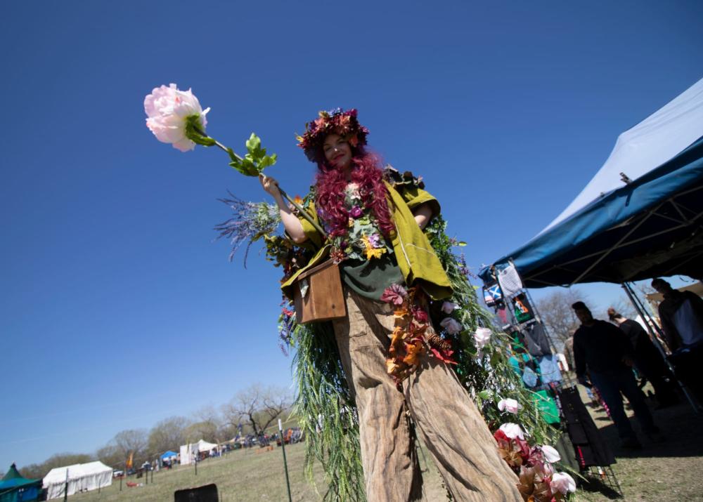 Flowers for Sale at the Great Plains Renaissance Faire