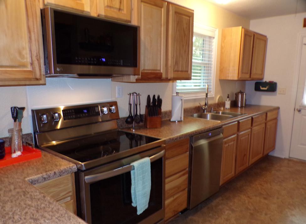 Fully stocked kitchen