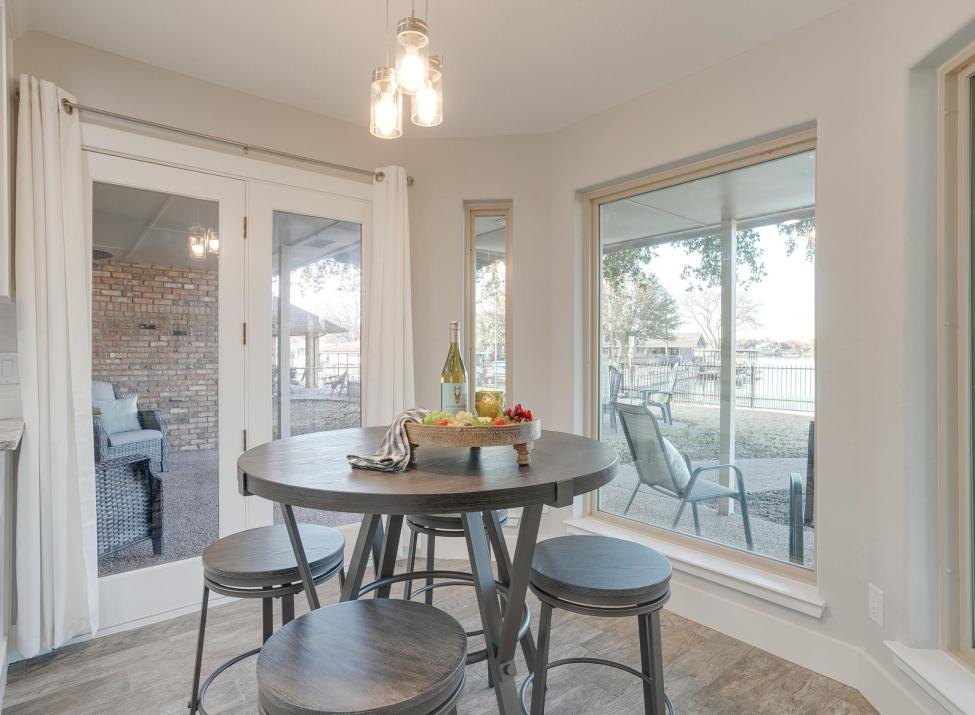 Bar table and stools