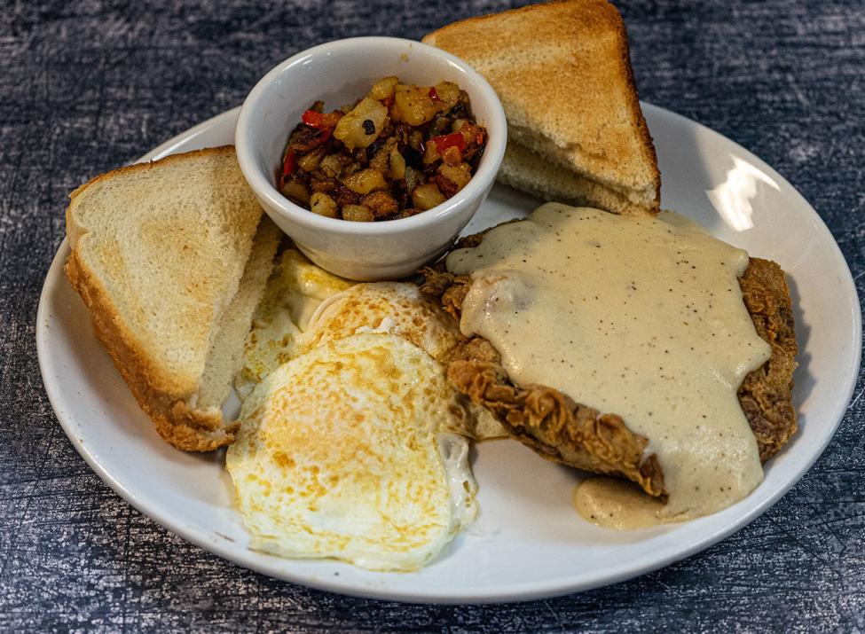 Country Fried Steak and Eggs