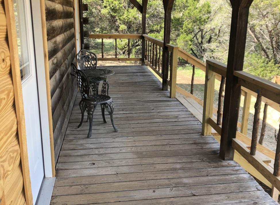 Covered front porch