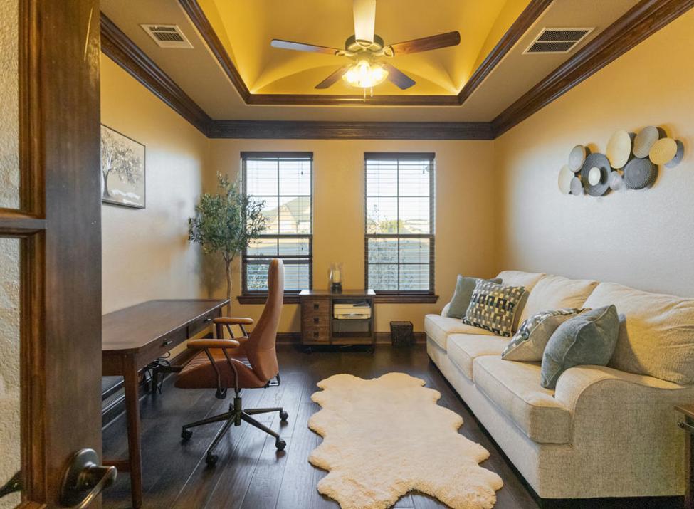 Office with queen sofa sleeper