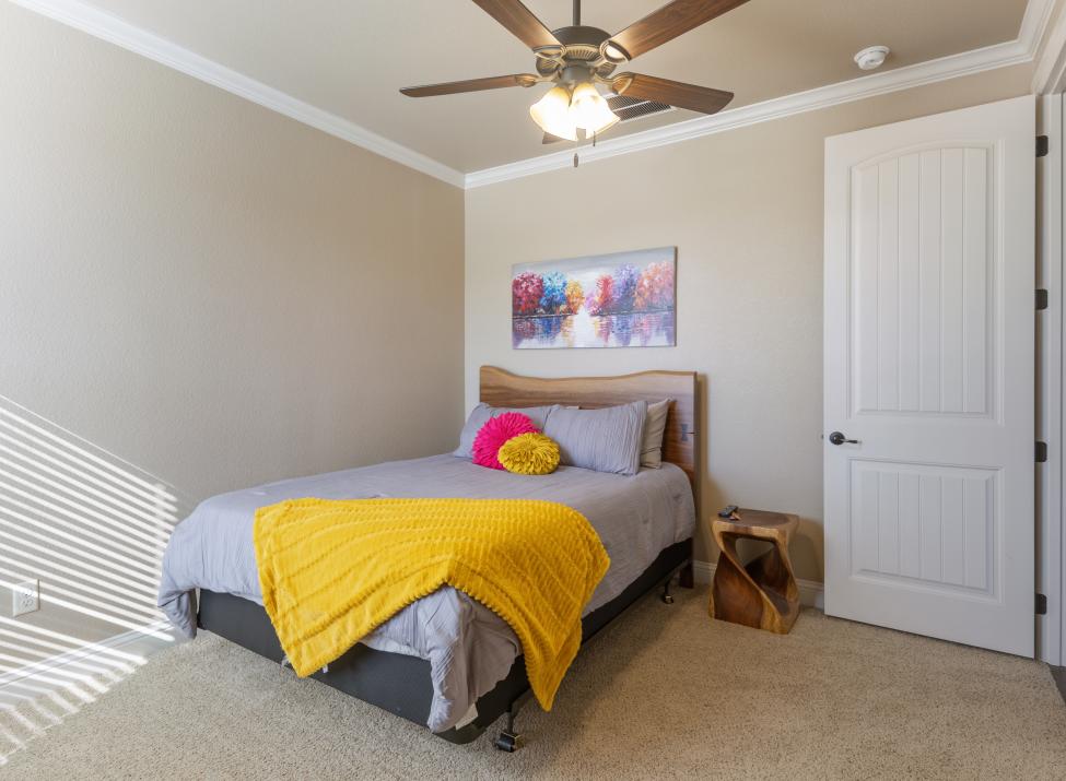 Bedroom Four- view of pool