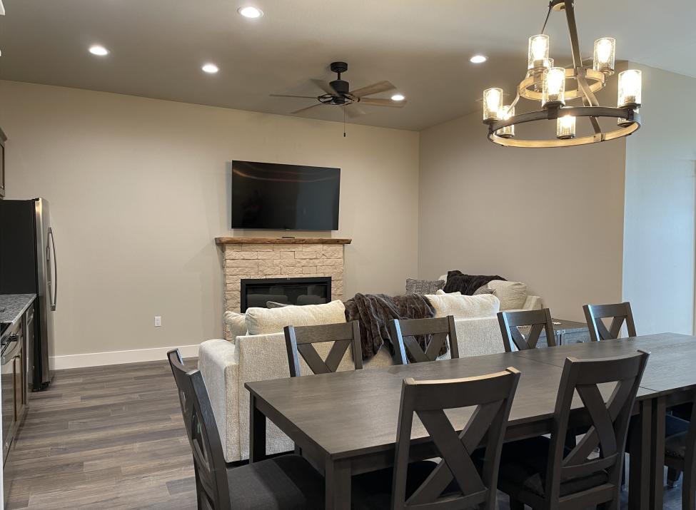 Dining and Living Areas