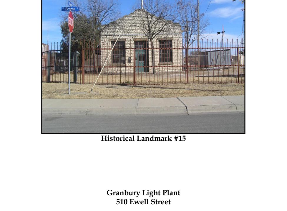 Granbury Light Plant