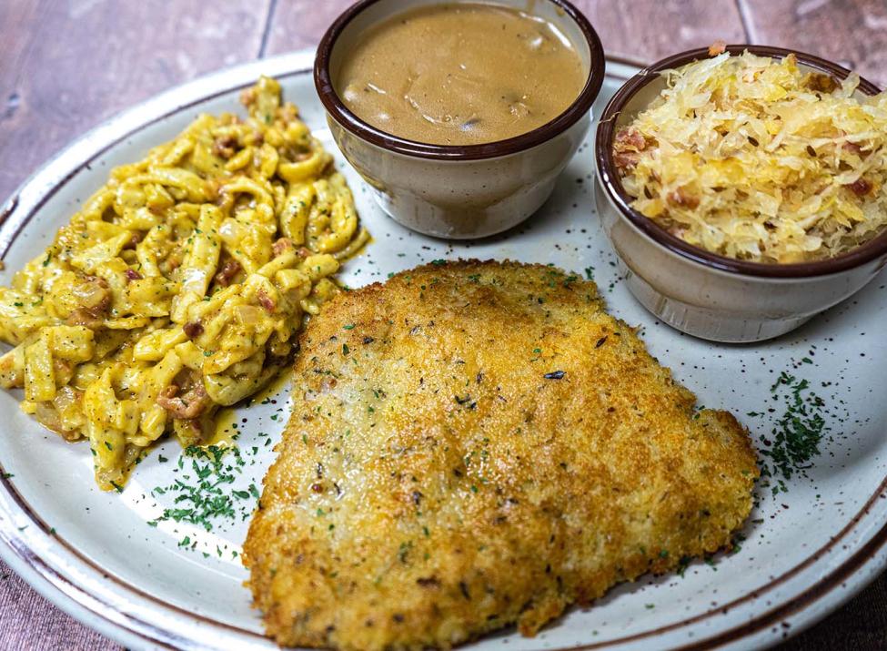 Pork Schnitzel with Spätzle