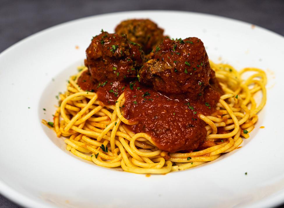 Spaghetti with Meatballs and Red Sauce