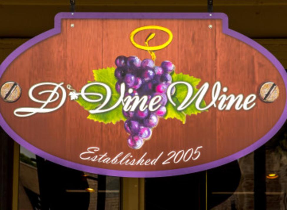 D'Vine Wine Sign