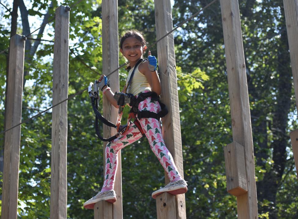 Climbing the course