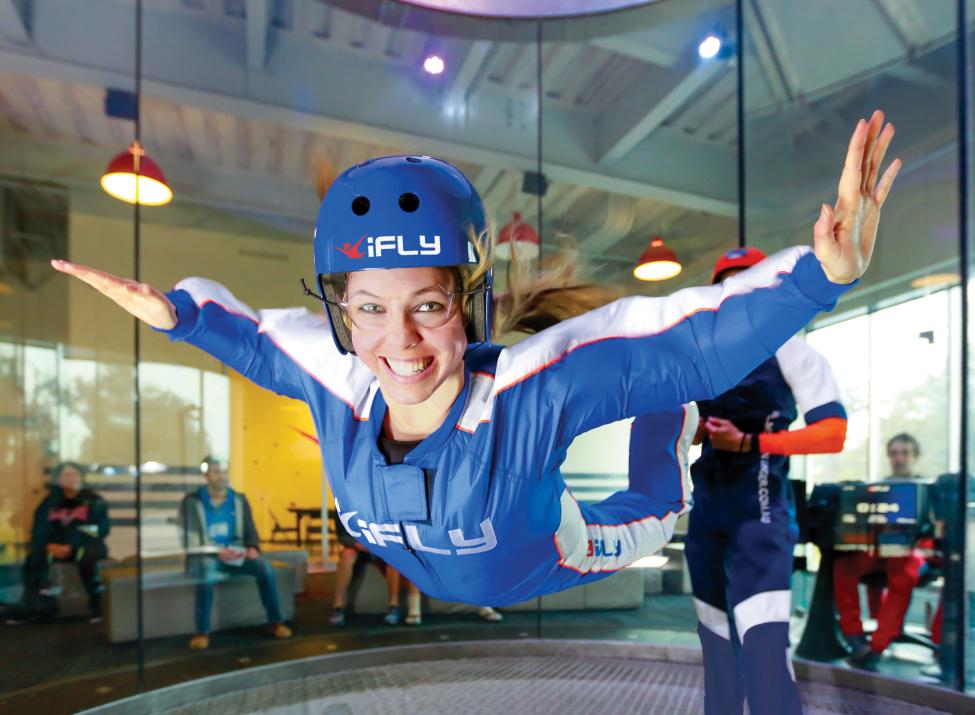 iFly woman flyer