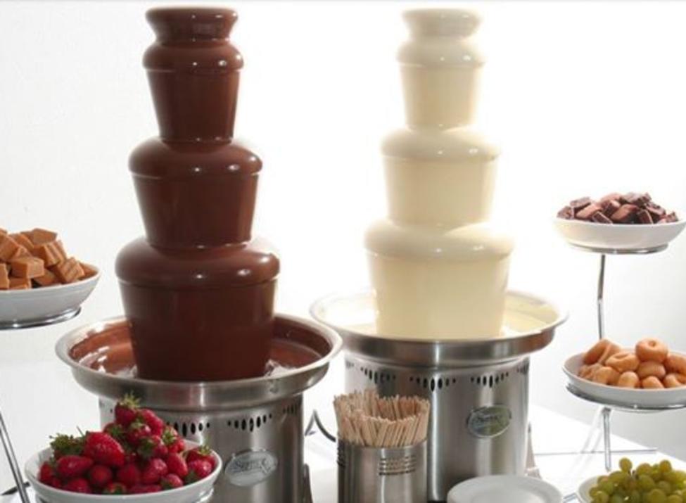 Chocolate fountains from Healthy Sugar facebook page