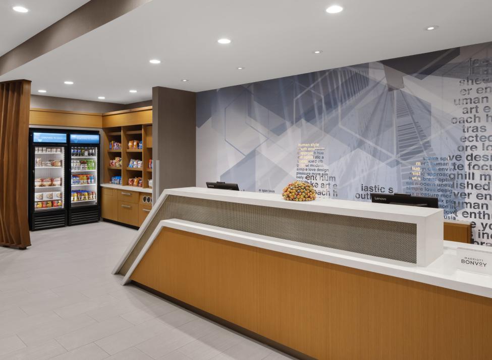 Lobby and market