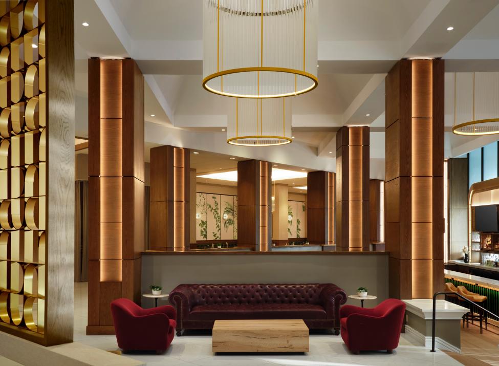 Sonesta renovated lobby