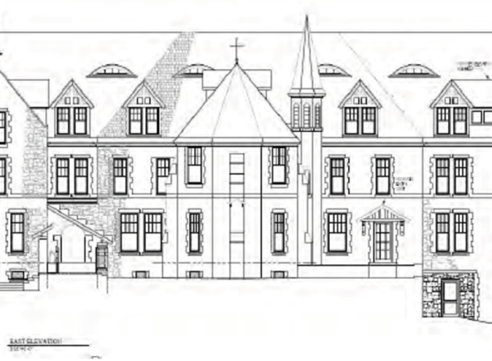 Abbey Inn line drawing