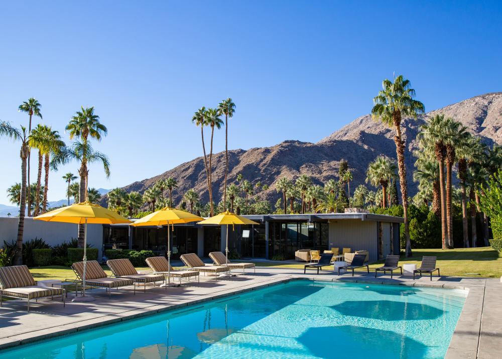 Dinah Shore Estate pool