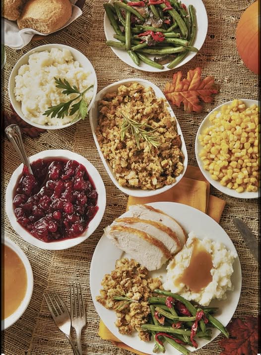Benedict's Thanksgiving plates